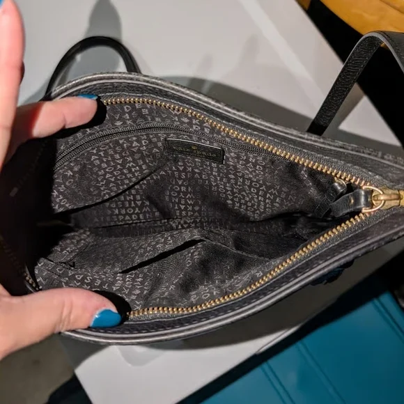 Kate Spade Black Pebbled Leather Crossbody Bag - Picture 3 of 3